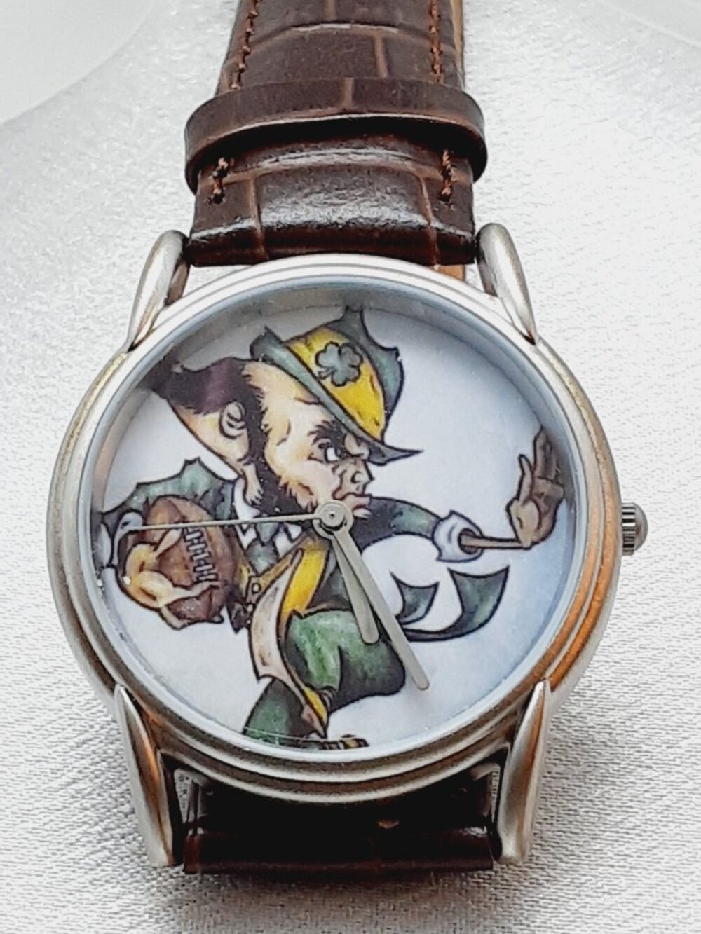 NEW Unisex Fighting Irish Leprechaun with football wrist watch